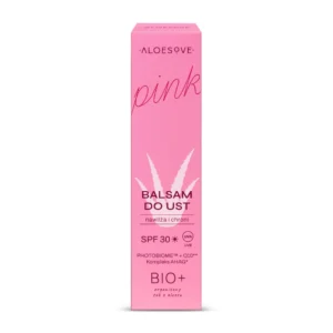 Aloesove Pink ochronny balsam do ust SPF 30, 15 ml