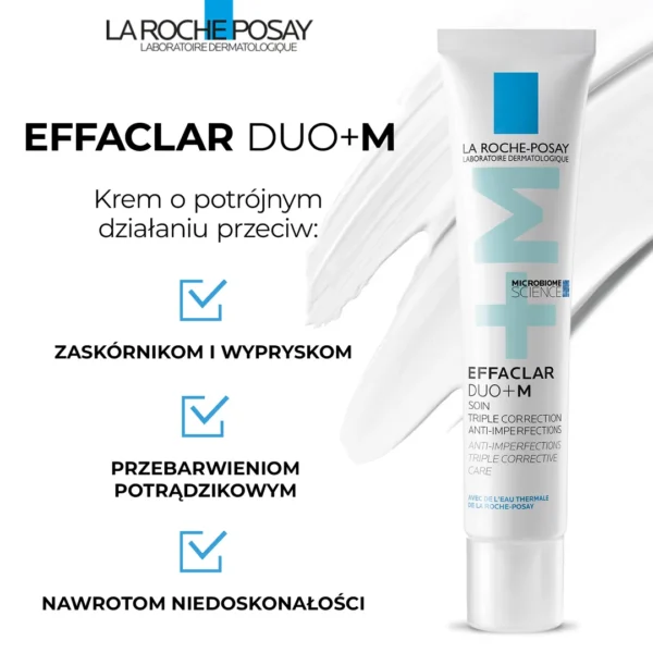 La Roche-Posay Effaclar DUO+M krem o potrójnym działaniu, 40 ml