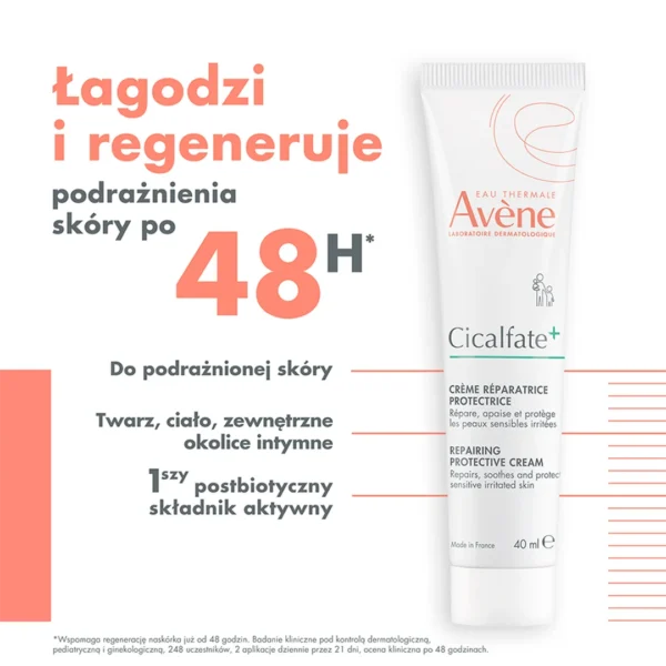 Avene Cicalfate+ regenerujący krem ochronny, 40 ml - obrazek 5