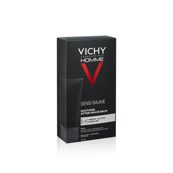 Vichy Homme Sensi Baume, Kojący Balsam Po Goleniu, 75 ml - obrazek 3