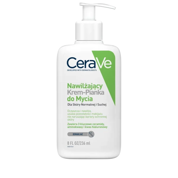 CeraVe nawilżający krem-pianka do mycia, 236 ml