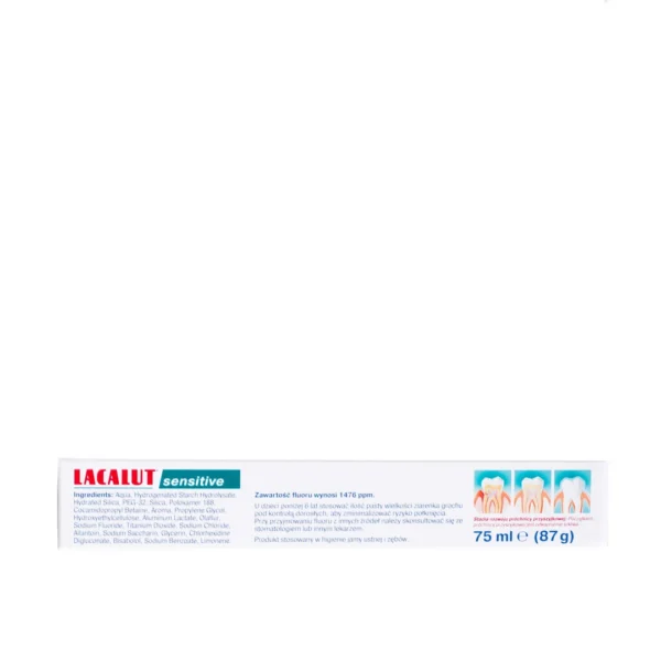 Lacalut sensitive pasta do zębów, 75 ml - obrazek 4