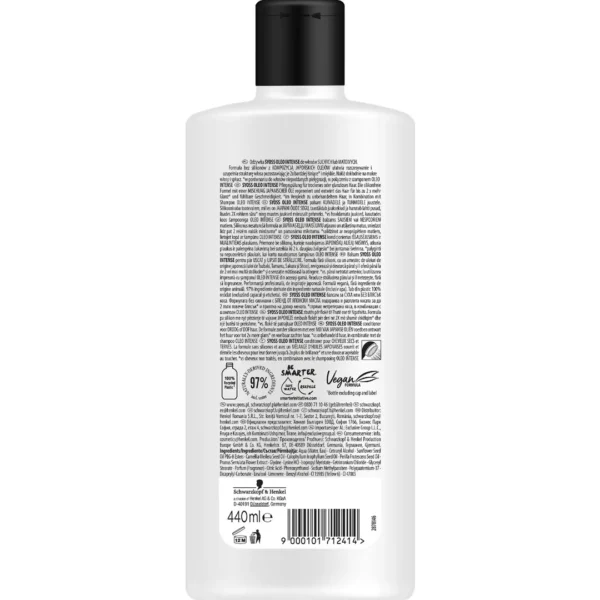 Syoss Oleo Intense odżywka do włosów suchych i matowych przywracająca blask i miękkość, 440 ml - obrazek 3