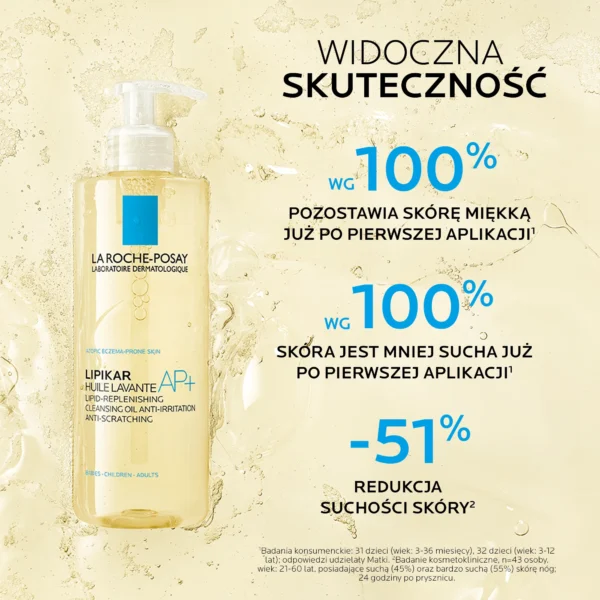 La Roche-Posay Lipikar Huile Lavante AP+ olejek myjący uzupełniający poziom lipidów, 750 ml