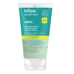 Tołpa Dermo Face Sebio mikrozłuszczający żel peelingujący do mycia twarzy, 150 ml