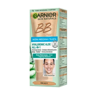 Garnier Nawilżający krem BB do skóry mieszanej i tłustej Śniady, 50 ml