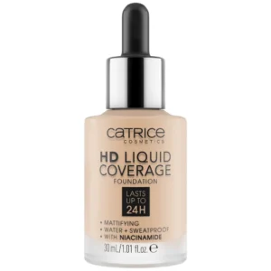 CATRICE Cosmetics HD Liquid Coverage Foundation podkład matujący 010 Light Beige, 30 ml