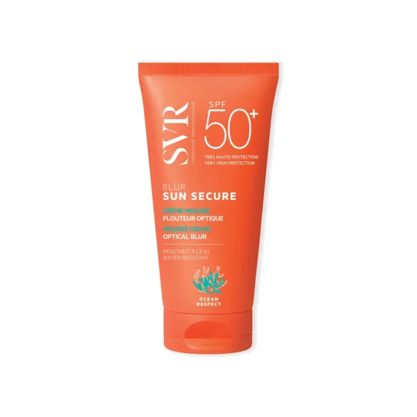SVR Sun Secure Blur SPF 50+ nawilżający, kremowy mus ochronny, 50 ml - obrazek 2