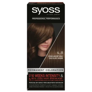 Syoss Permanent Coloration farba do włosów trwale koloryzująca 4-8 Czekoladowy Brąz, 1 szt.
