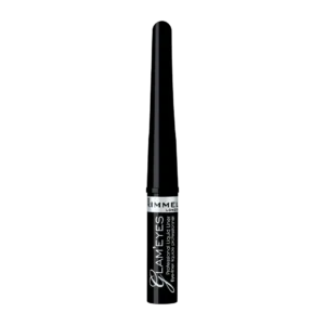 Rimmel Glam Eyes eyeliner w płynie 001 Black Glamour, 3,5 ml