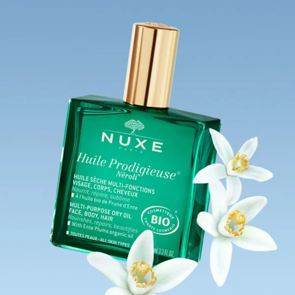 Nuxe Huile Prodigieuse Néroli wielofunkcyjny suchy olejek do twarzy, ciała i włosów, 100 ml