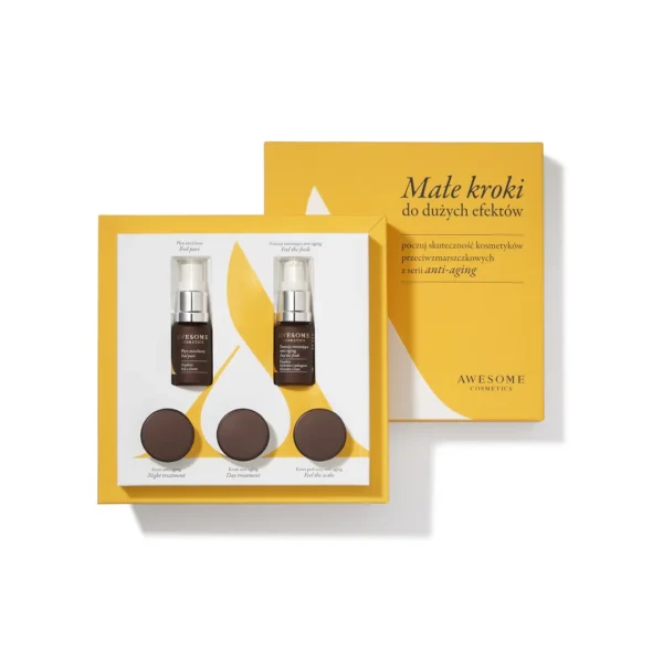 Awesome Cosmetics Zestaw mini produktów anti aging, Małe kroki do dużych efektów, 35 ml - obrazek 4