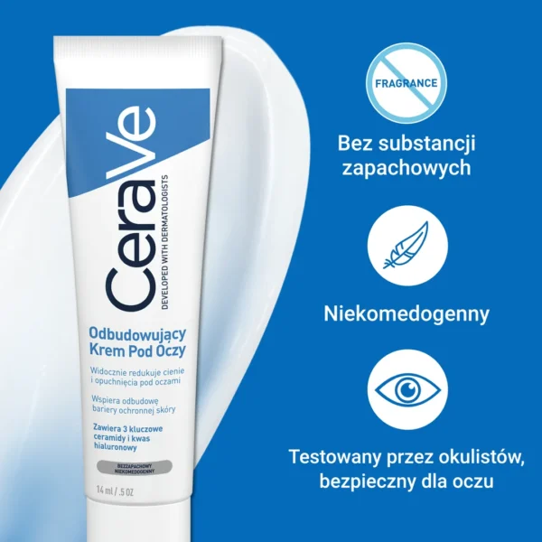 CeraVe krem odbudowujący pod oczy, 14 ml - obrazek 4