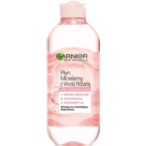 GARNIER płyn micelarny do twarzy z wodą różaną, 400 ml
