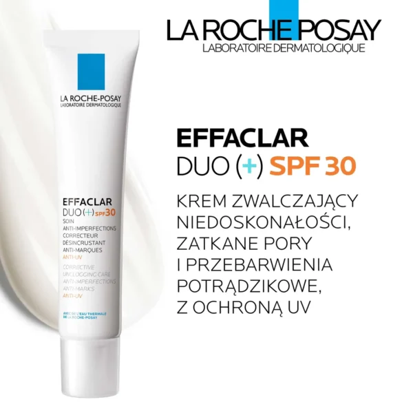 La Roche-Posay Effaclar Duo+ krem zwalczający niedoskonałości, SPF 30, 40 ml