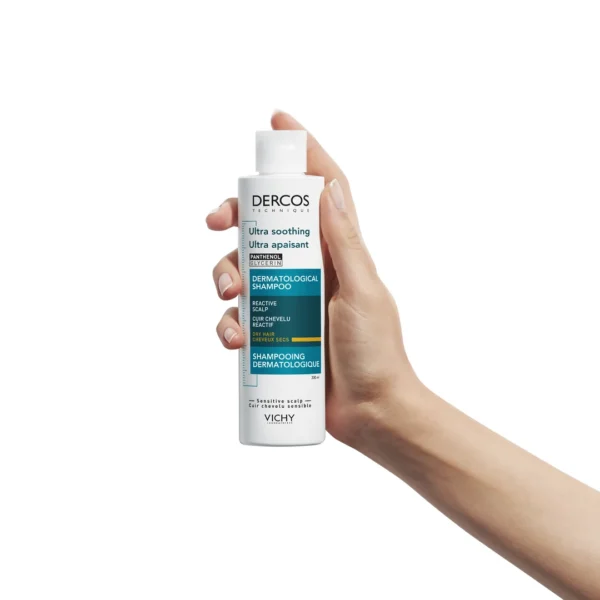 Vichy Dercos Ultra Soothing szampon łagodzący do włosów suchych, 200 ml - obrazek 6