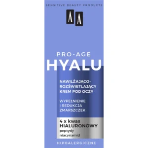 AA Pro-Age Hyalu krem pod oczy, nawilżająco-rozświetlający, 15 ml