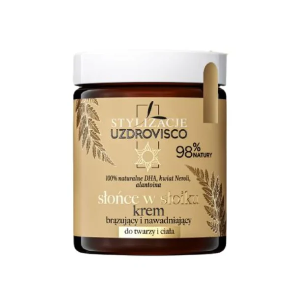 Uzdrovisco Słońce w słoiku krem brązujący i nawadniający do twarzy i ciała, 160 ml