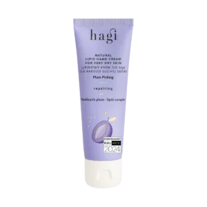 Hagi naturalny lipidowy krem do rąk dla bardzo suchej skóry Na śliwki, 50 ml