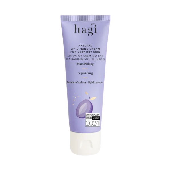 Hagi naturalny lipidowy krem do rąk dla bardzo suchej skóry Na śliwki, 50 ml