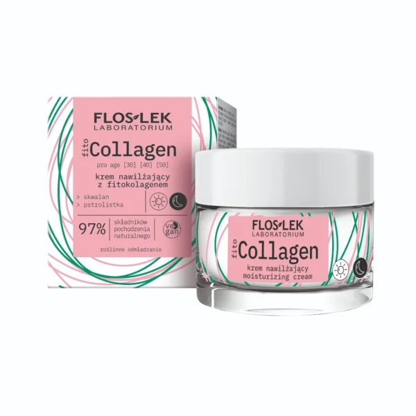 Floslek fitoCOLLAGEN pro age krem nawilżający z fitokolagenem, 50 ml