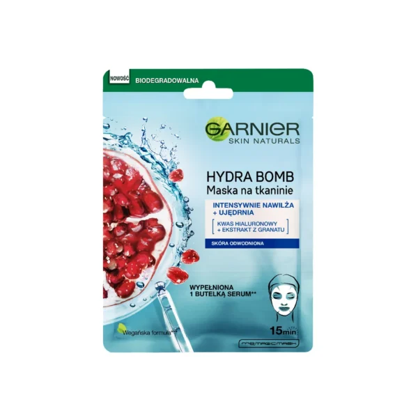 Garnier Skin Naturals Aqua Bomb maseczka w płachcie, 28 g