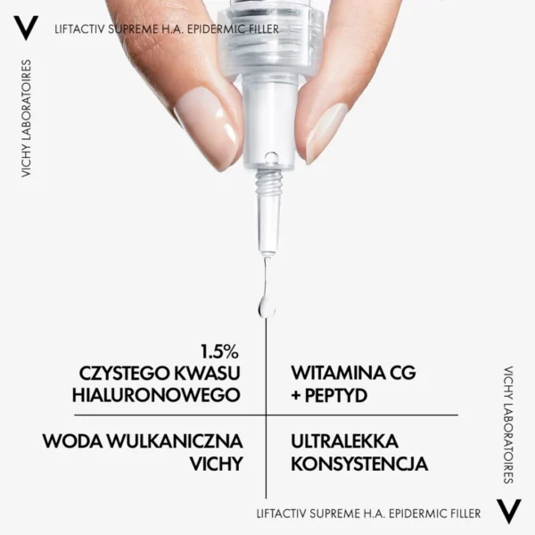Vichy Liftactiv Supreme H.A. Epidermic Filler serum przeciwzmarszczkowe, 30 ml - obrazek 3
