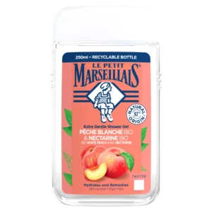 Le Petit Marseillais żel pod prysznic Biała Brzoskwinia i Bio Nektarynka, 250 ml