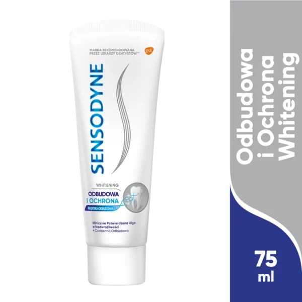 Sensodyne Whitening Odbudowa i Ochrona pasta do zębów z fluorem 75 ml - obrazek 2
