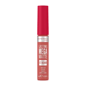 Rimmel Lasting Mega Matte płynna pomadka do ust nr 600 Coral Sass, 7,4 ml