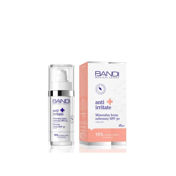 BANDI Anti Irritate mineralny krem ochronny SPF 30, 30 ml