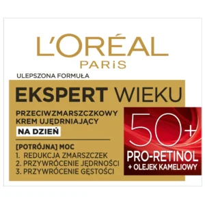 L`Oreal Paris Ekspert wieku przeciwzmarszczkowy krem ujędrniający do twarzy na dzień 50+, 50 ml