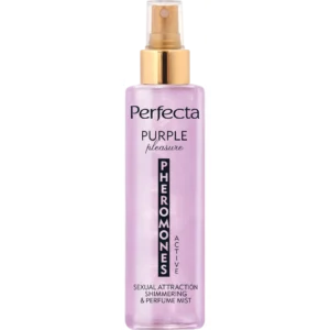 Perfecta Pheromones Active Purple Pleasure mgiełka do ciała z brokatem, 200 ml