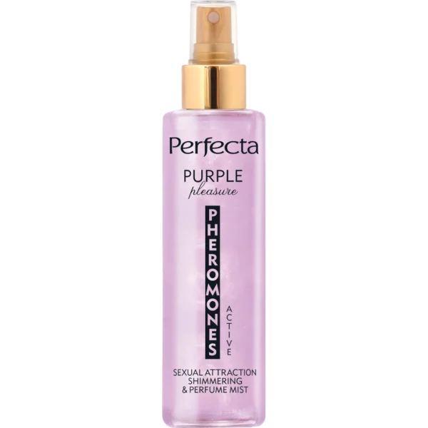 Perfecta Pheromones Active Purple Pleasure mgiełka do ciała z brokatem, 200 ml