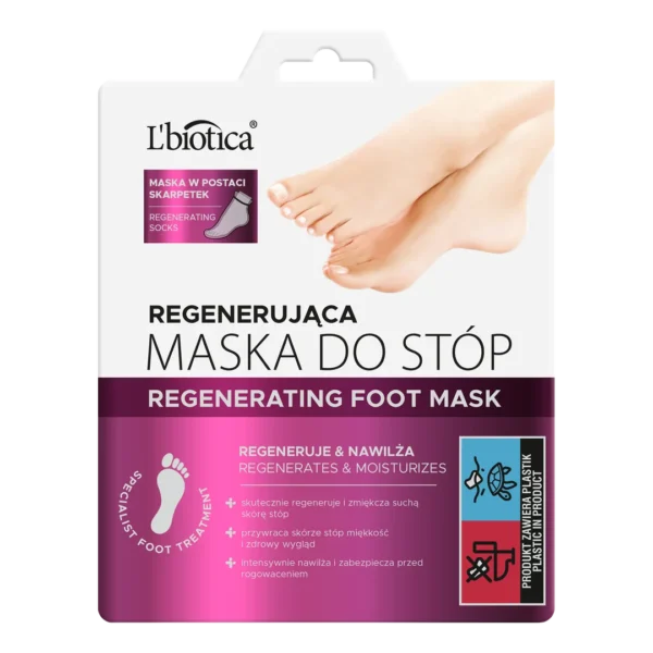 L'biotica regenerująca maska do stóp, 32 ml - obrazek 2