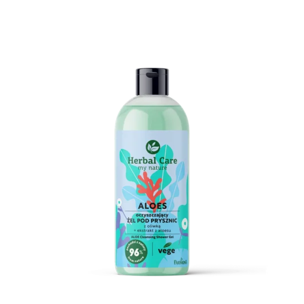Herbal Care ALOES z oliwką żel pod prysznic oczyszczający, 500 ml
