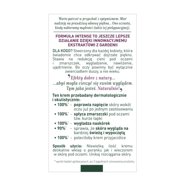 Uzdrovisco Czarny Tulipan Intense Całodniowy krem na piękne spojrzenie, 25 ml