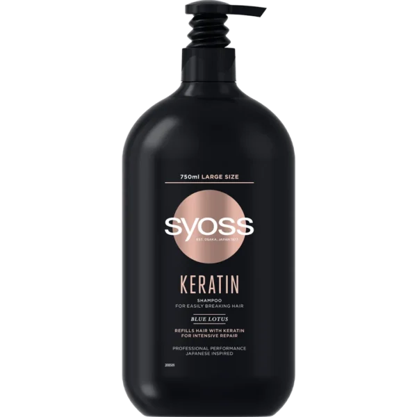 Syoss Keratin szampon do włosów osłabionych i łamliwych, 750 ml