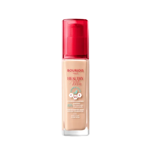Bourjous Healthy Mix witaminowy podkład do twarzy, 50 Rose Ivory, 30 ml