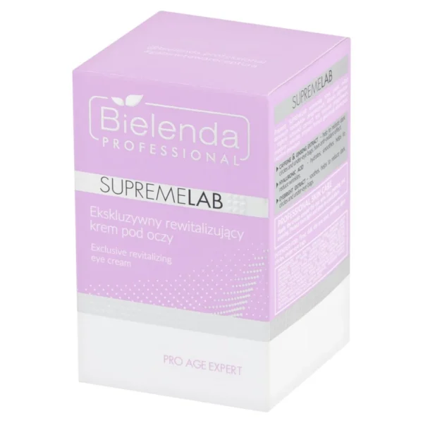 Bielenda Professional SupremeLab rewitalizujący krem pod oczy, 15 ml - obrazek 2