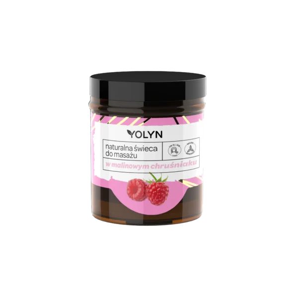 Yolyn naturalna świeca do masażu, w malinowym chruśniaku, 120 ml