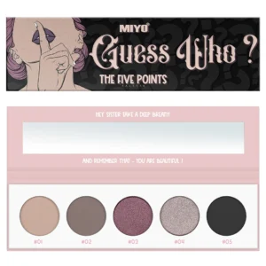 MIYO Five Points Palette paleta cieni do powiek Five Points Guess Who? no 21, 6,5 g