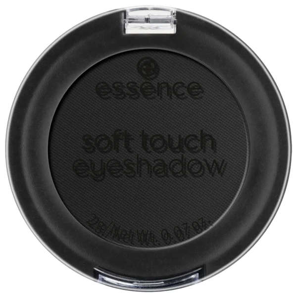 Essence Soft Touch cień do powiek nr 06 Pitch Black, 2 g