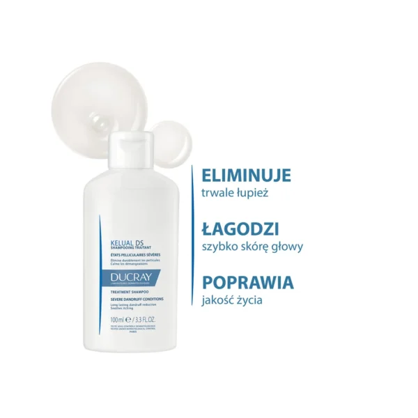 Ducray Kelual DS szampon do postępowania w ciężkich stanach łupieżowych, 100 ml - obrazek 3
