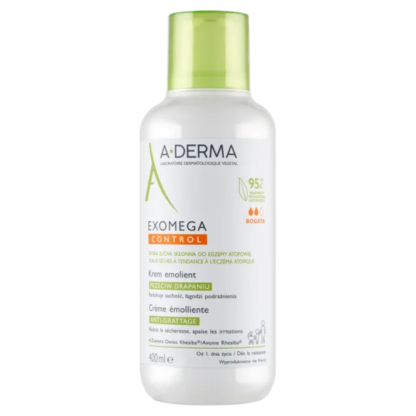 A-DERMA Exomega Control Krem emolient, 400 ml