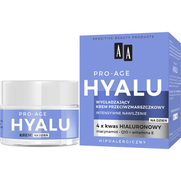 AA Pro-Age Hyalu wygładzający krem przeciwzmarszczkowy na dzień, 50ml - obrazek 3