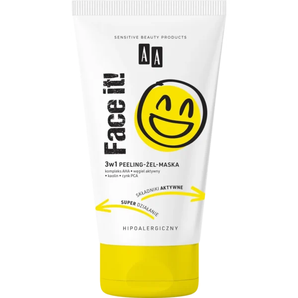 AA FACE IT! 3w1 Peeling-żel-maska, 400 ml