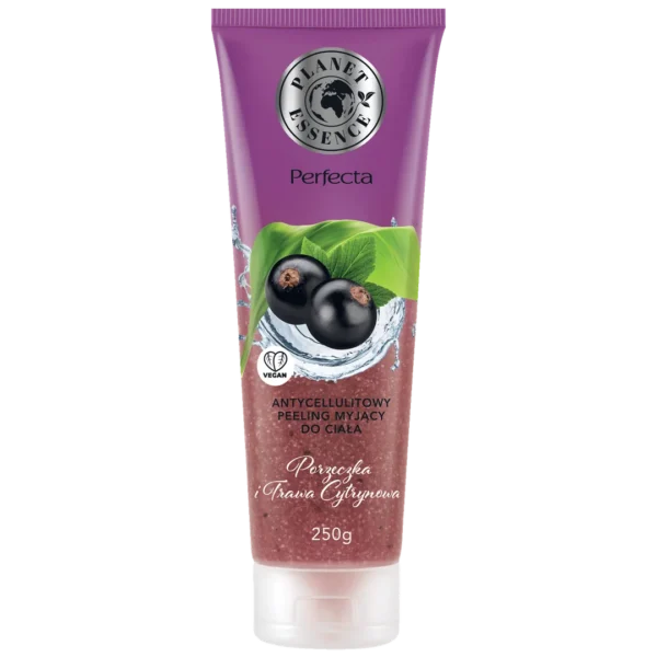 Perfecta Planet Essence antycellulitowy peeling myjący do ciała porzeczka i trawa cytrynowa, 250 g