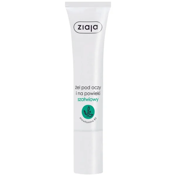 Ziaja szałwiowy bio-żel pod oczy i na powieki zmniejszający obrzęki, 15 ml