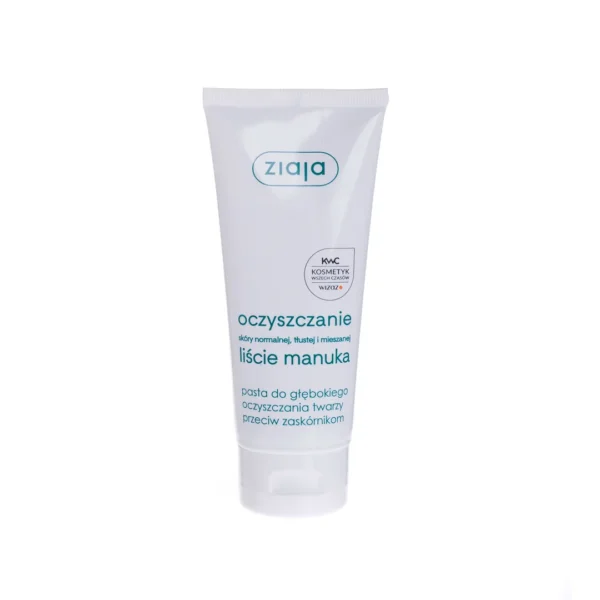 Ziaja Liście Manuka Oczyszczenie pasta do głębokiego oczyszczania twarzy, 75 ml
